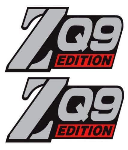 ZQ9 Edition Vinyl-Aufkleberset für Chevy S10 GMC Sonoma
