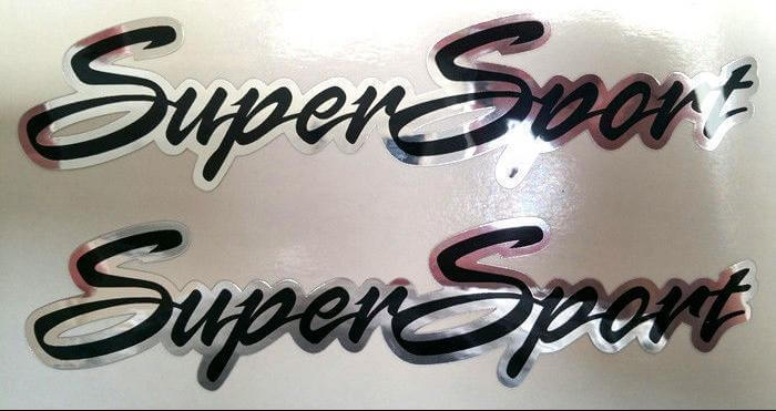 Super Sport Chrome Style Seiten-Vinylaufkleber für Chevrolet Camaro
