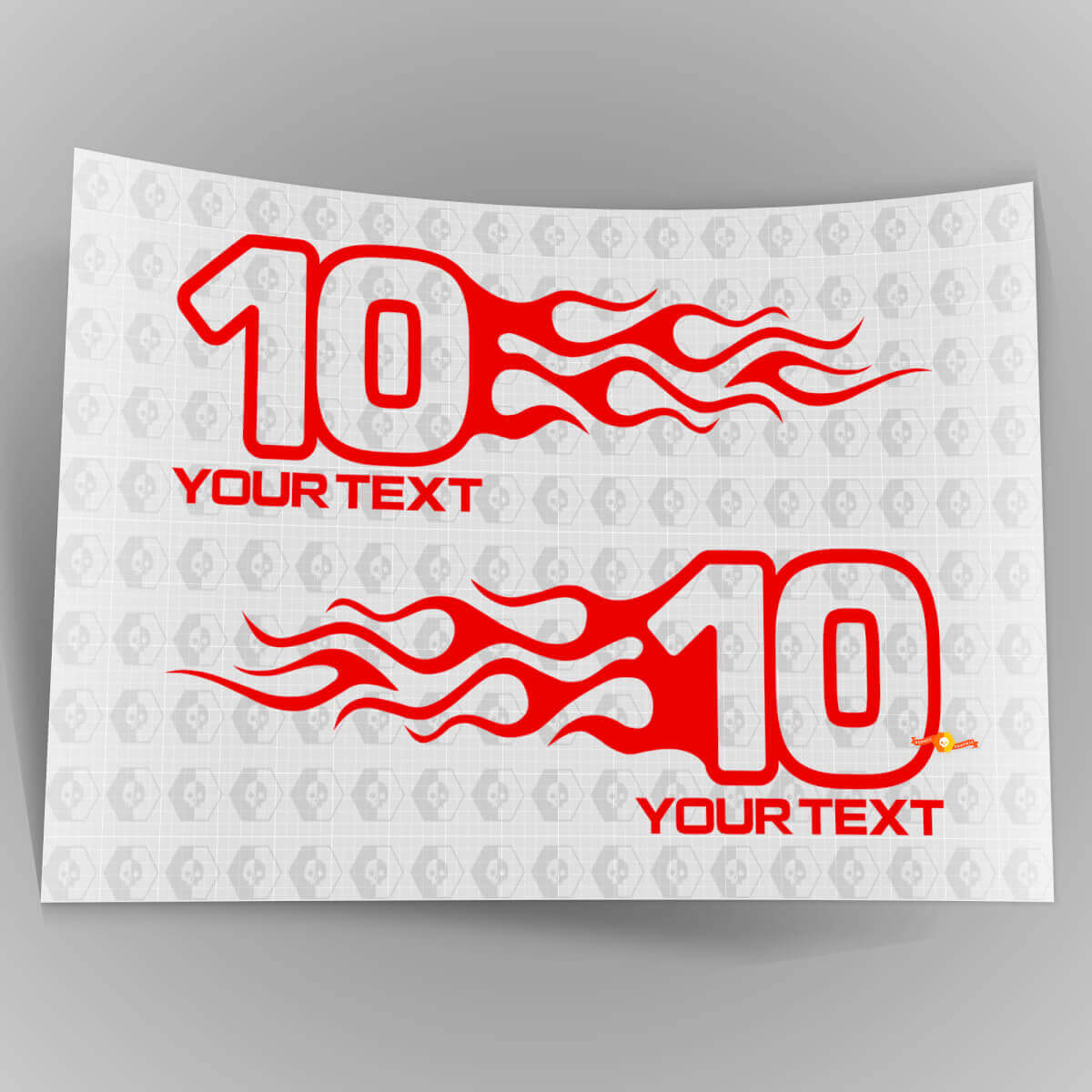 Mopar Dodge Chrysler Jeep Flame Style Logo rechts und links Autoaufkleber