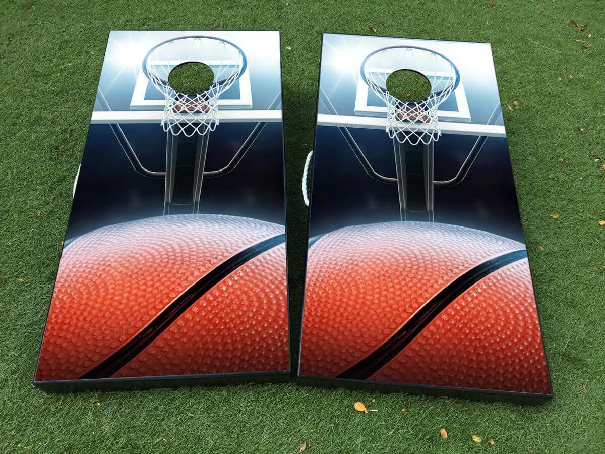 Basketballkorb Cornhole-Brett Vinyl-Folienaufkleber-Set