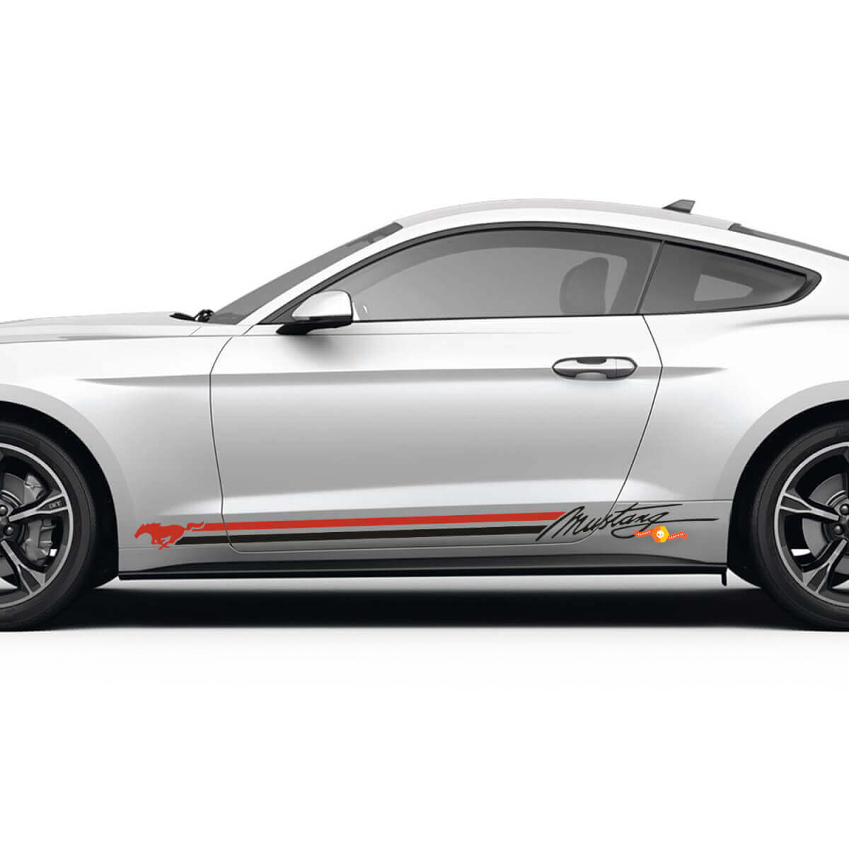 Seitentüren Mustang Streifen Pferde Aufkleber für Ford Mustang 1
