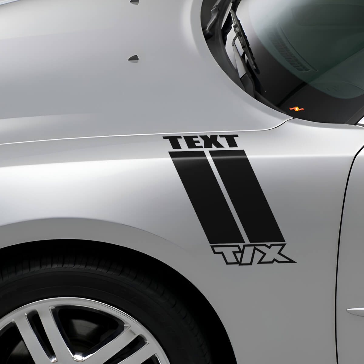 Benutzerdefinierte Seiten-Hash-Vinylstreifen-Aufkleber-Kit für Dodge Durango