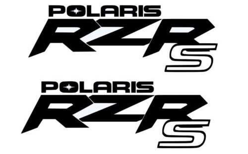 2 X Polaris Team Rzr Sportsman Ranger Aufkleber Emblem