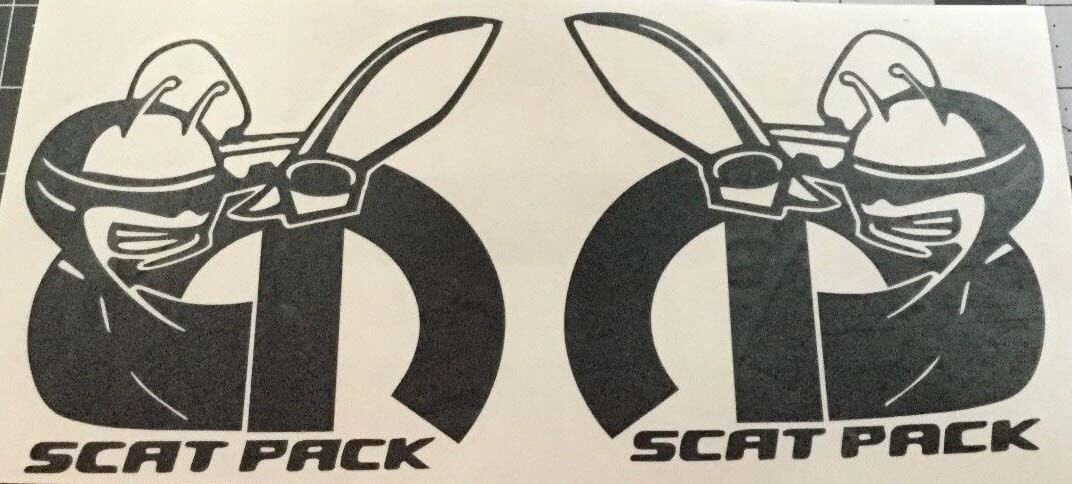 VINTAGE DODGE BOYS Scat Pack Aufkleber Super Bee Charger R/T 426 440 Mopar Scatpack