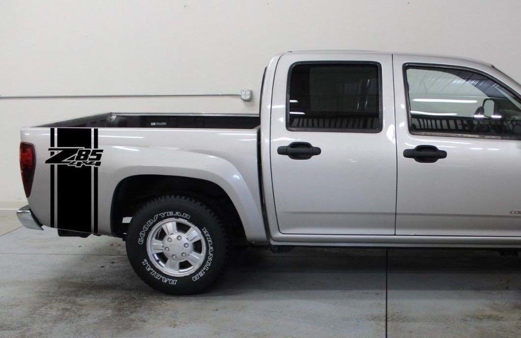 Z85 4x4 Outline Streifen Seitlicher Vinyl-Aufkleber für Chevrolet Silverado