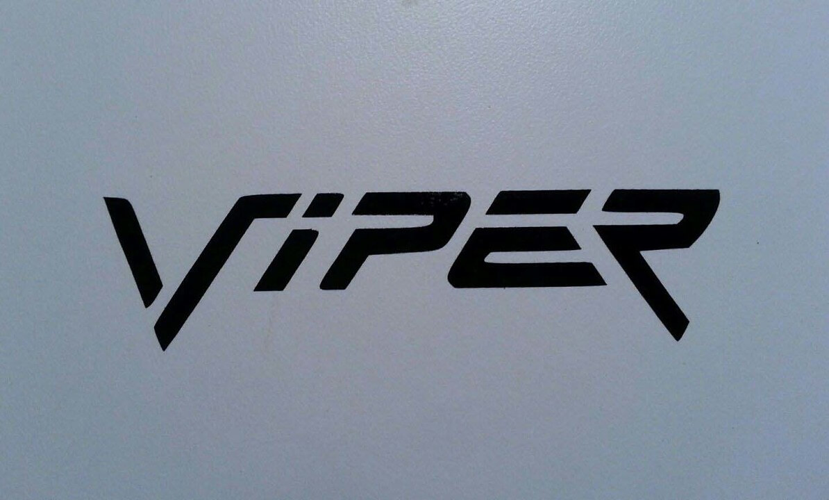Viper-Logo-Vinyl-Aufkleber für Dodge Plymouth Cuda Challenger Demon