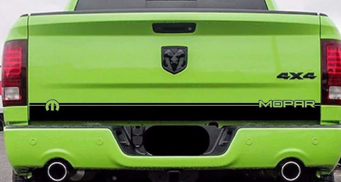 Mopar Heckklappen-Streifen Vinyl-Aufkleber für Dodge Ram 1500 2009-2018