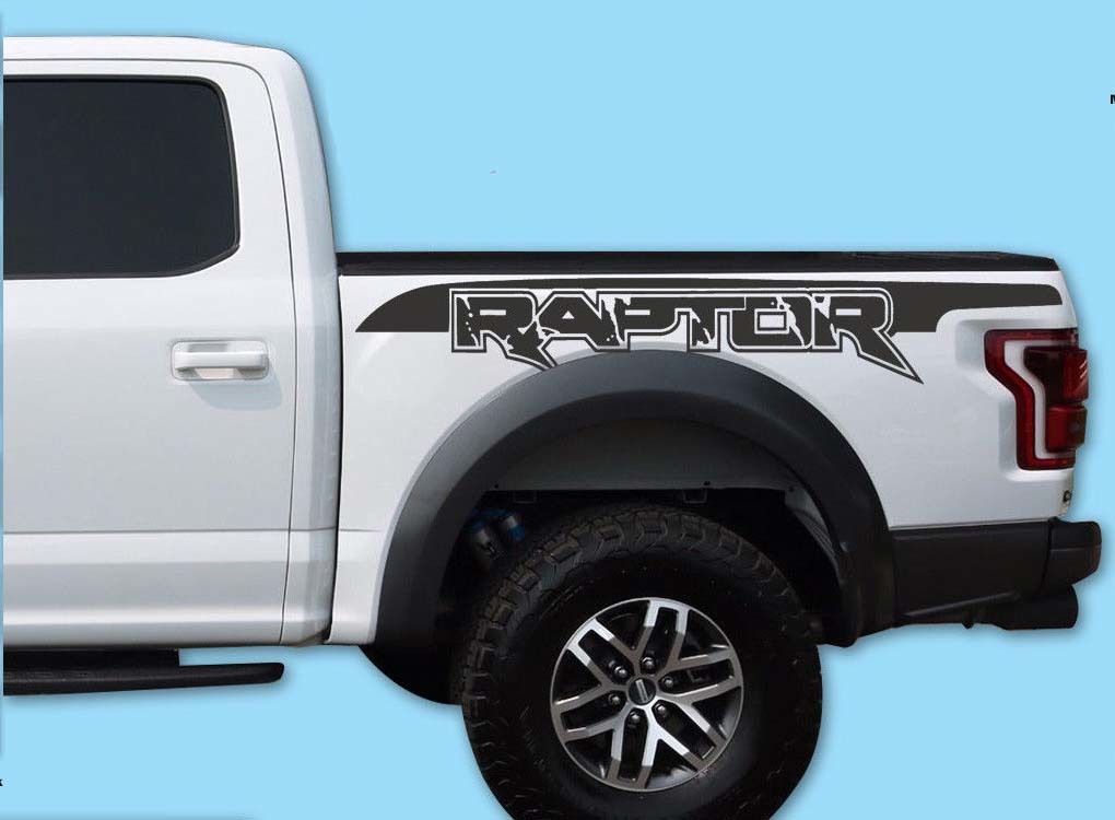 Ford Raptor 2017 & 2018 F150 Rear Bed Vinyl Sticker Decals Truck Graphics T-234
