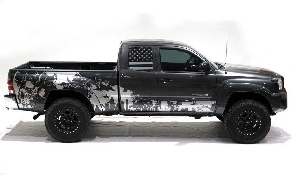 War Zone Seiten-Vinyl-Aufkleberkit für Toyota Tacoma 2005-2012