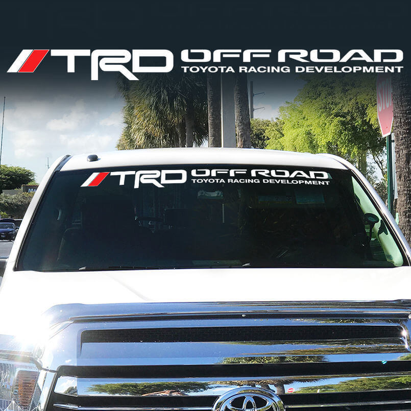 TRD Style Offroad-Scheibenaufkleber für Toyota Tacoma Tundra