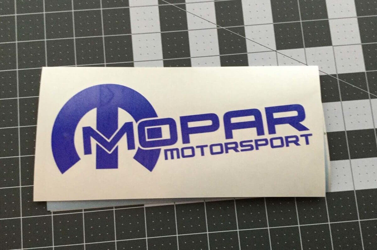 Mopar Motorsport Seiten-Vinylaufkleber-Set für Dodge-Fahrzeuge