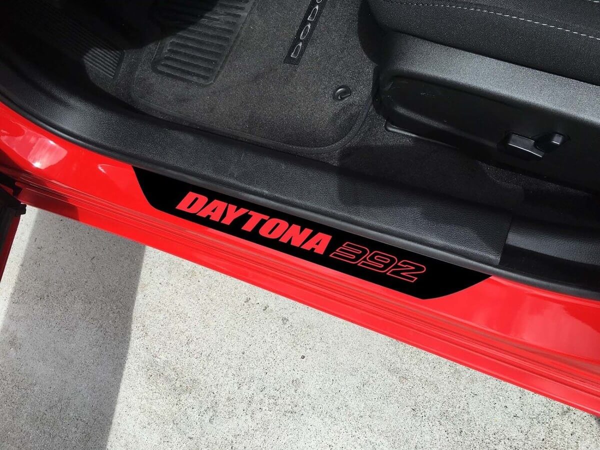 392 Daytona Türschweller Vinyl-Aufkleber für Dodge Charger Daytona