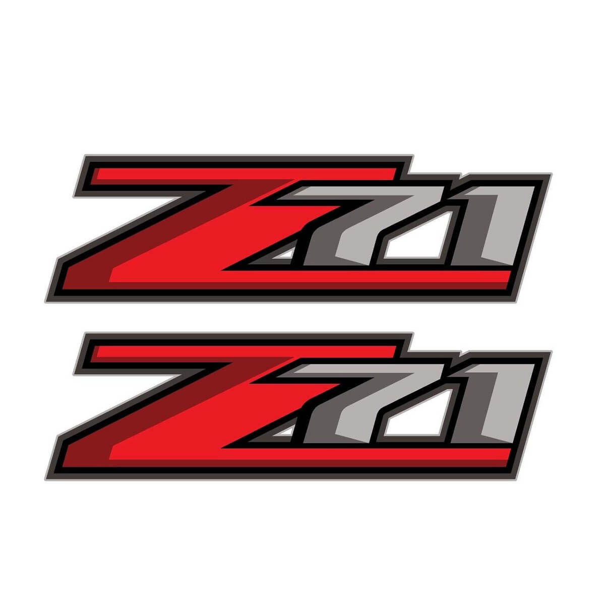 2er-Set: Z71-Aufkleber für 2017 Chevrolet Silverado GMC Sierra Pickup
