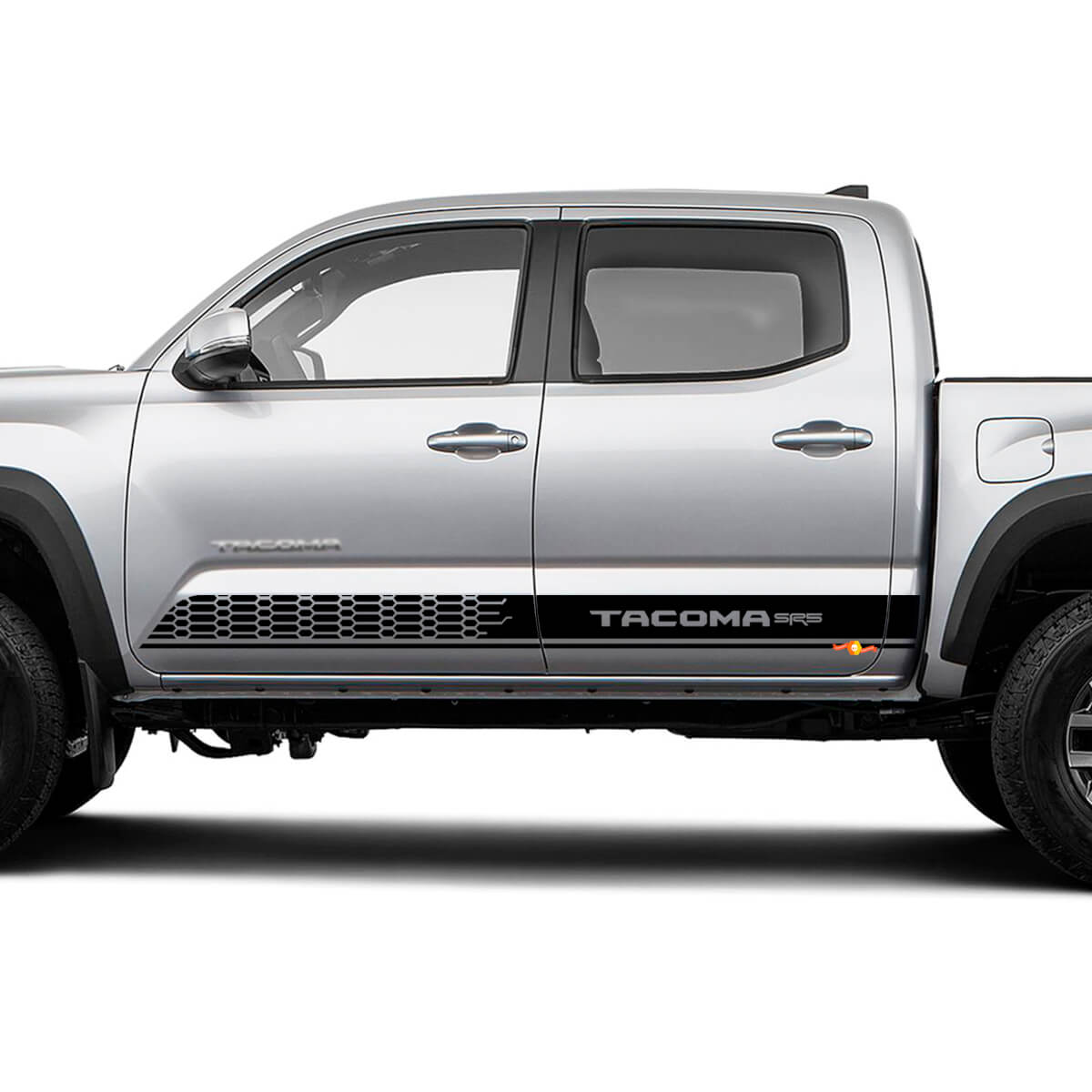 Karierte Türseitstreifen Vinyl Aufkleber Grafikset Für Toyota Tacoma