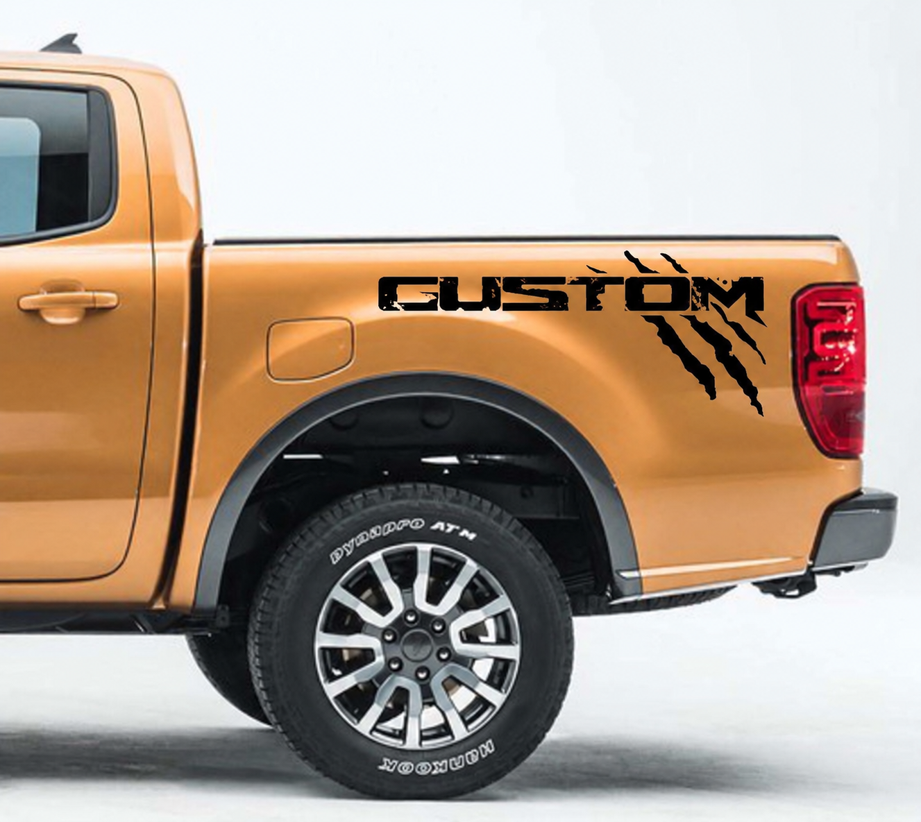 CUSTOM Claw Paar Vinyl-Aufkleber für die Seitenwand des Ford Ranger