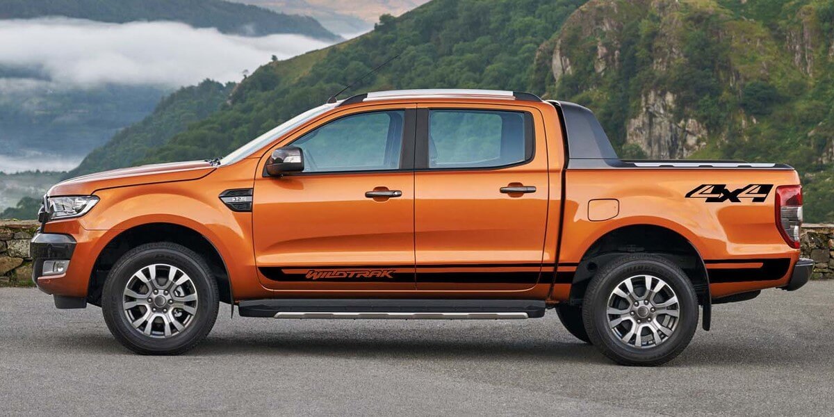 Ford Ranger Wildtrak 4x4 Seite Vinyl Aufkleber Grafik Rallye-Kit
