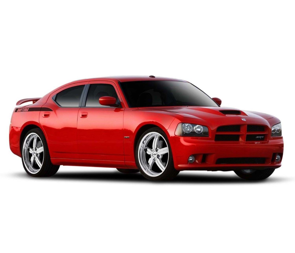 Aufkleber-Set mit Daytona-Akzent-Seitenstreifen für die Viertelverkleidung für Dodge Charger 2005–2010
