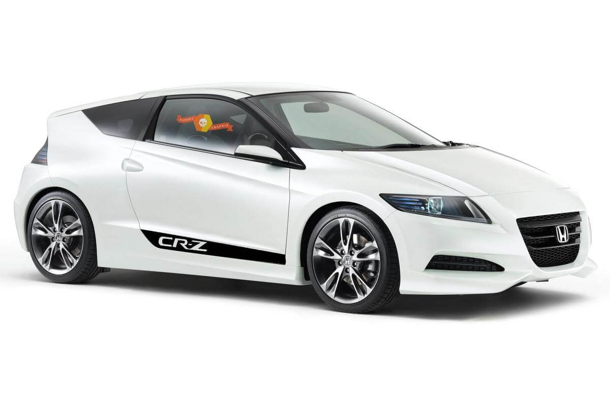 CR-Z Logo Türstreifen Vinyl-Aufkleber-Set für Honda CR-Z