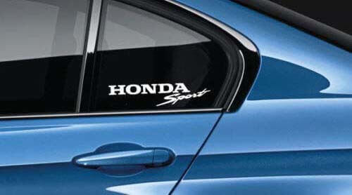 Honda Sport Viertelfenster Vinyl-Aufkleberpaar für Honda Civic