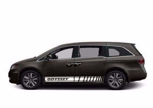 2 x mehrfarbiger Grafik-Symbol-Racing-Vinyl-Aufkleber für Honda Odyssey