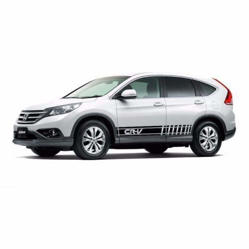 2 x mehrfarbiger Grafikstreifen, Autorennen, Vinyl-Aufkleber für Honda CR-V