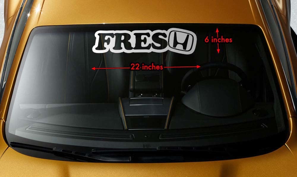 Frischer Honda Style Windschutzscheiben-Vinylaufkleber für Honda Accord