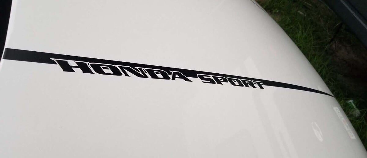 Honda Accord Sport 2018 Motorhaube Streifen Vinyl Aufkleber Auto Fahrzeug Grafik Aufkleber
