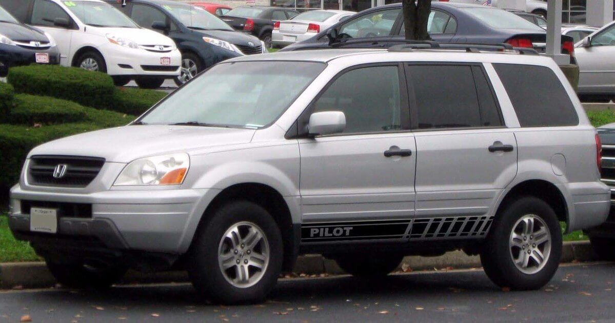 2 x mehrfarbiger Grafik-Symbol-Autorennen-Vinyl-Aufkleber für Honda Pilot