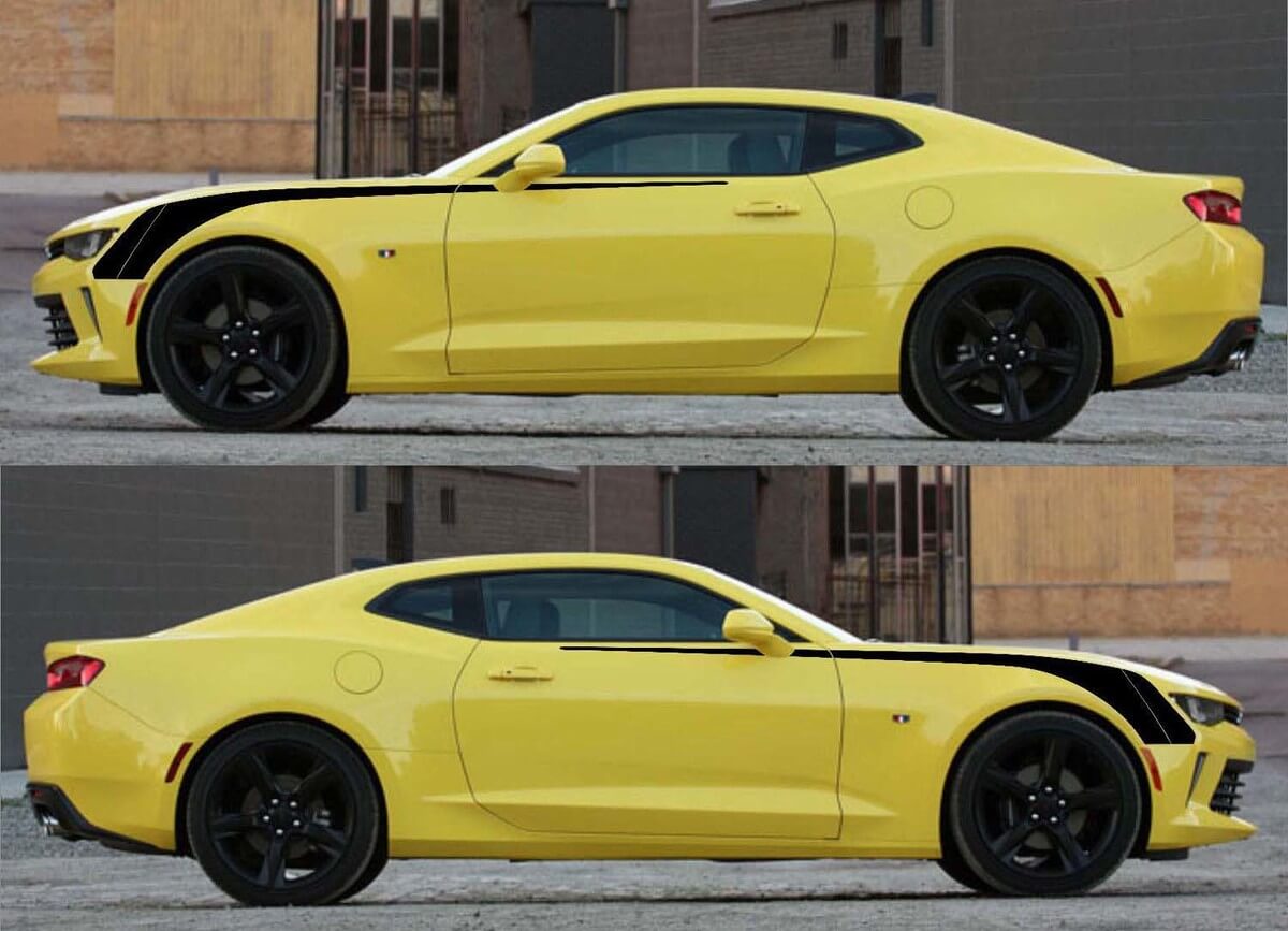 Vorderseite Hockey Vinyl Grafik Aufkleber Aufkleber Streifen für Camaro 2016–2018
