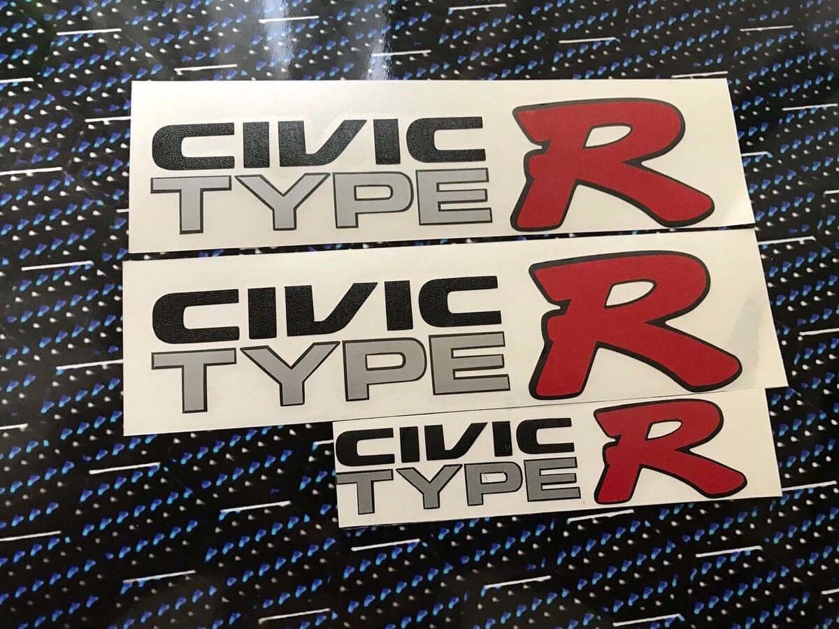 HONDA JAPAN CIVIC EK9 CIVIC TYPE R DECAL Aufkleber JDM OEM Größe illest Ek Luke zB