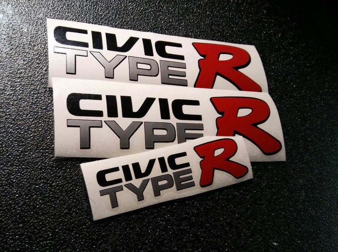 HONDA JAPAN CIVIC EK9 CIVIC TYPE R AUFKLEBER Sticker 2 JDM OEM Größe illest Ek Hatch