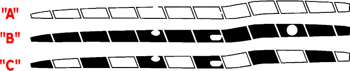 2008 und höher Dodge Challenger Stroboskop-Seitenstreifen-Kit für die obere Karosserielinie in voller Länge