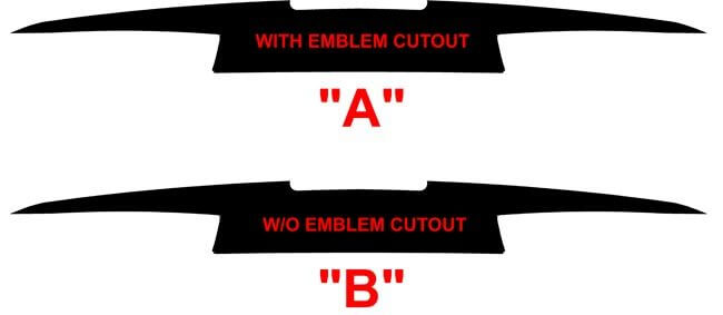 Ab 2016 Chevrolet Camaro Extended Rear Trunk Blackout Sticker Aufkleber-Set
