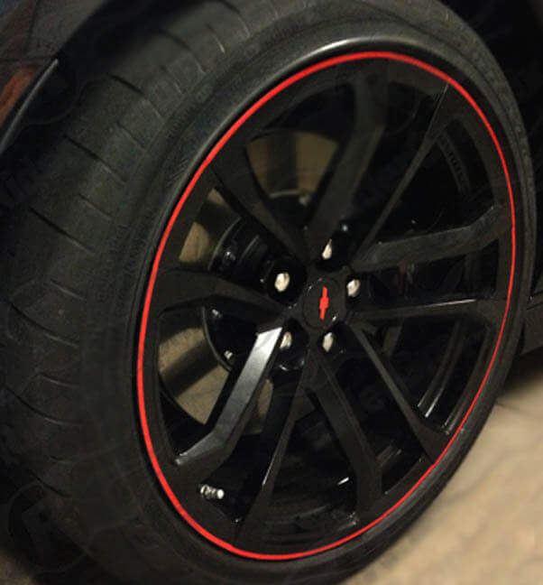 19" und 20" Radstreifen Vinyl-Aufkleber Set für Chevrolet Camaro 2010+