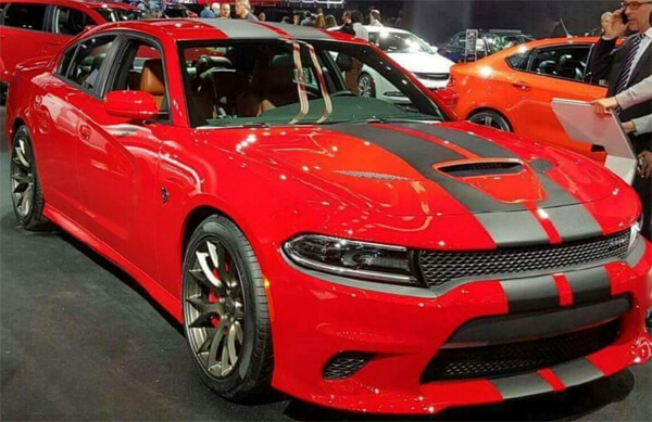 Rallye Stripe Aufkleber -Aufkleber -Aufkleber -Kit für 2015 & Up Dodge Charger
