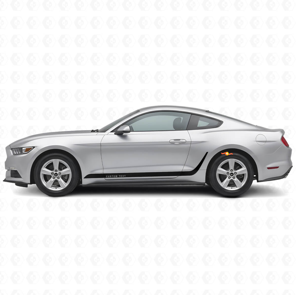 Seitliche Akzentstreifen Vinyl-Aufkleber für Musclecar Musclecarmodel 2010-2020 6895