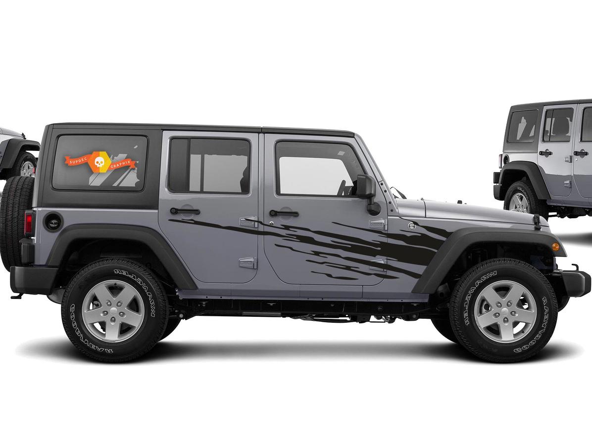 Universal Side Splash Stripe Kit für JK und JL Jeep Wrangler