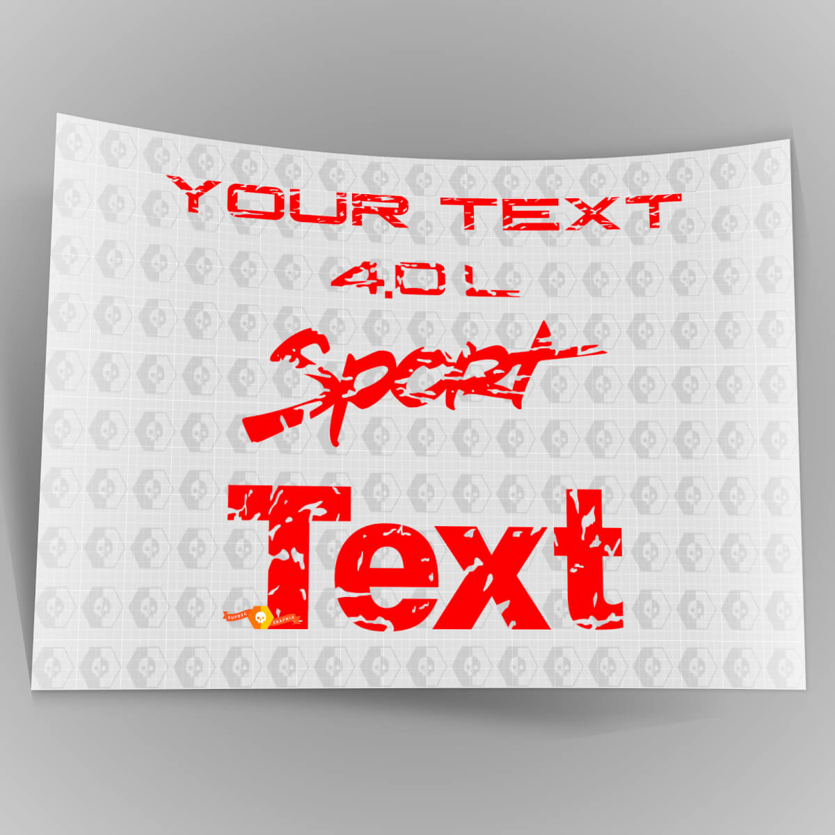 Jeep Wrangler 4.0 TJ Kotflügellogos Distressed 1997 -2006