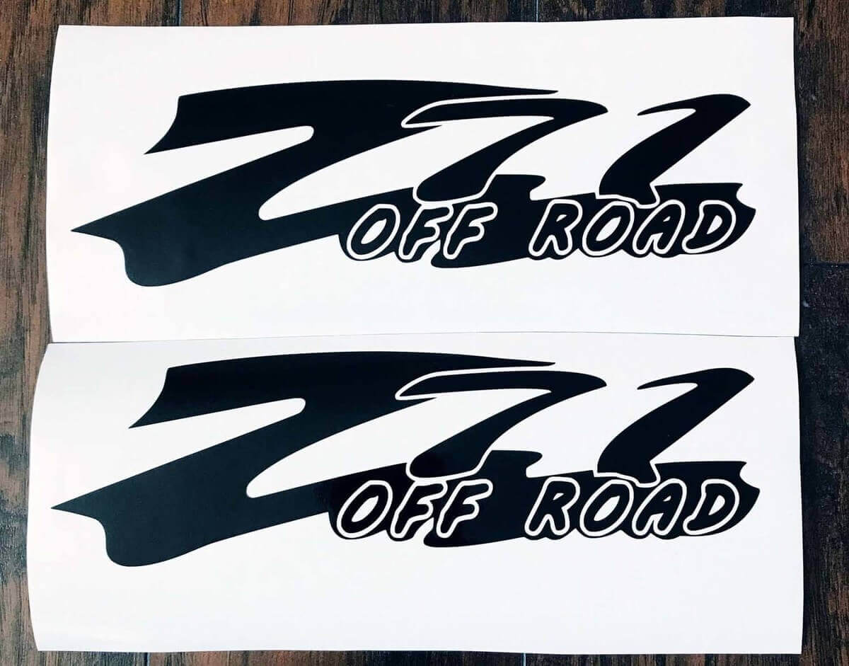 Z71 Off Road Universal Vinyl Aufkleber für GMC Sierra