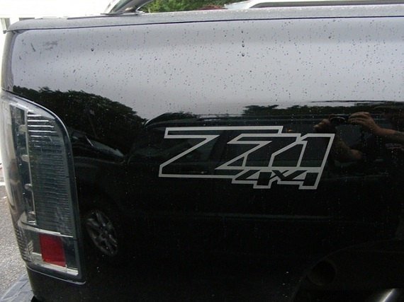 Z71 4x4 LKW-Ladeflächenaufkleber (Set) Farbe Ihrer Wahl. Passend für: Chevrolet Silverado GMC Sierra
