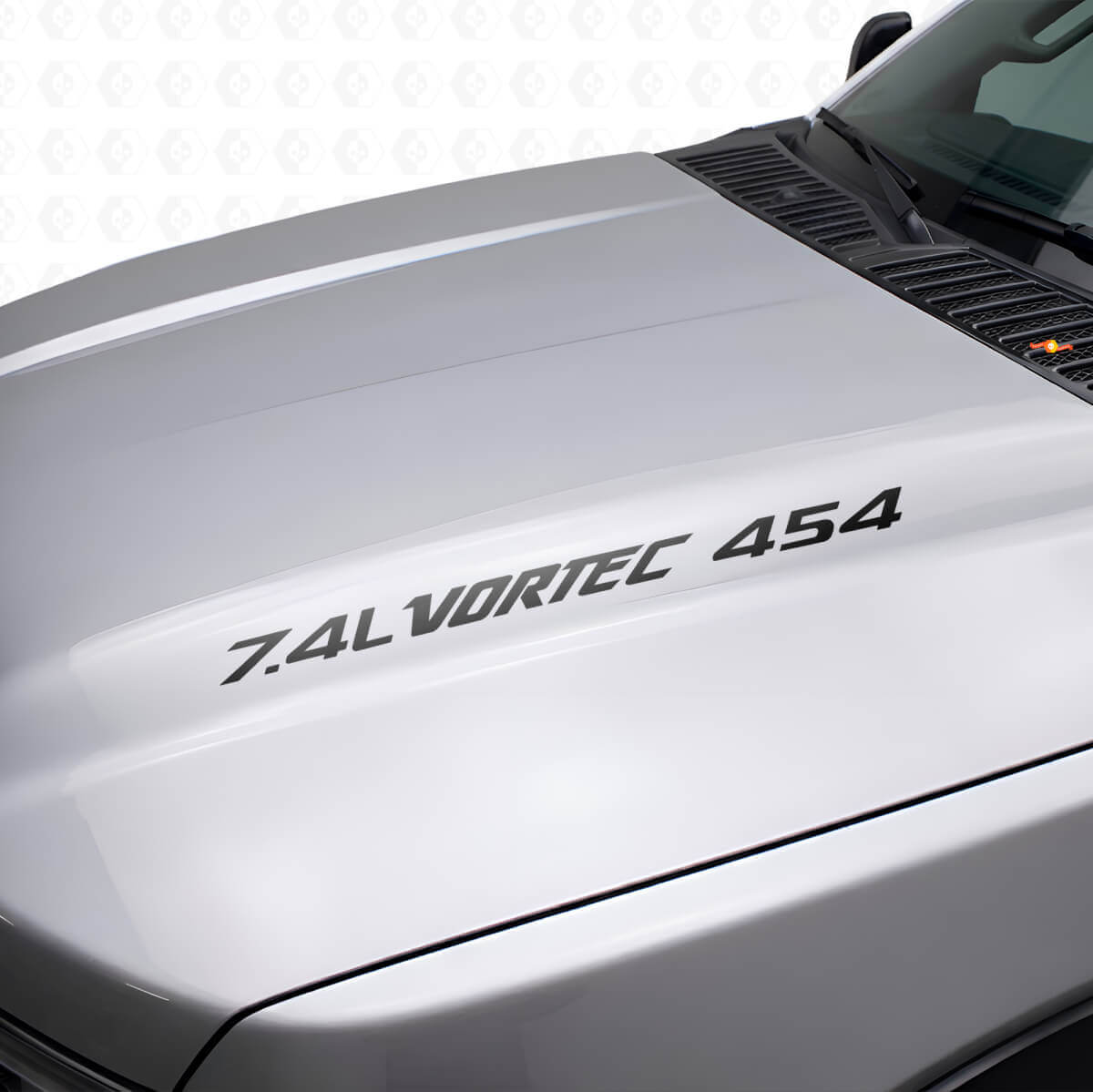 7,4L Vortec 454 Hauben-Vinylaufkleber Paar für Chevy Trucks