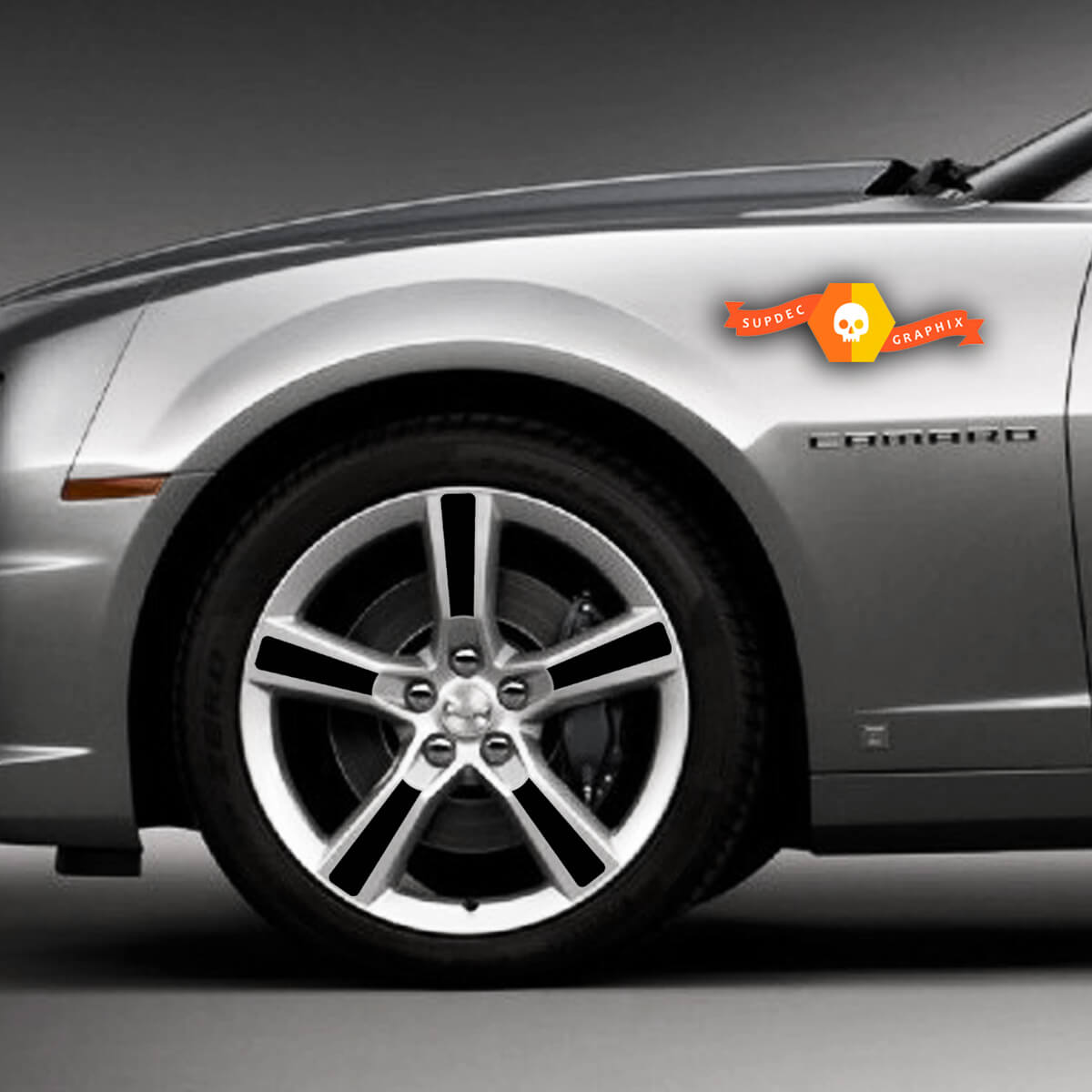 Chevrolet Camaro 2016–2018 Radspeichen-Aufkleber für 18-Zoll-Felgen
