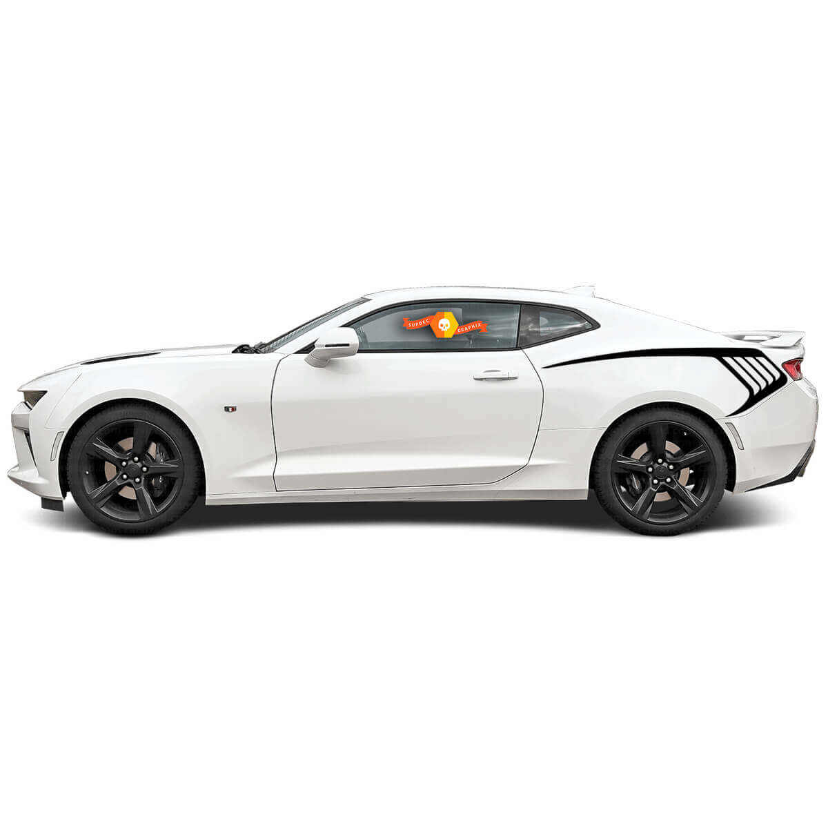 Heckseiten-Akzentstreifen Vinyl-Aufkleber für Chevrolet Camaro 2016-2018