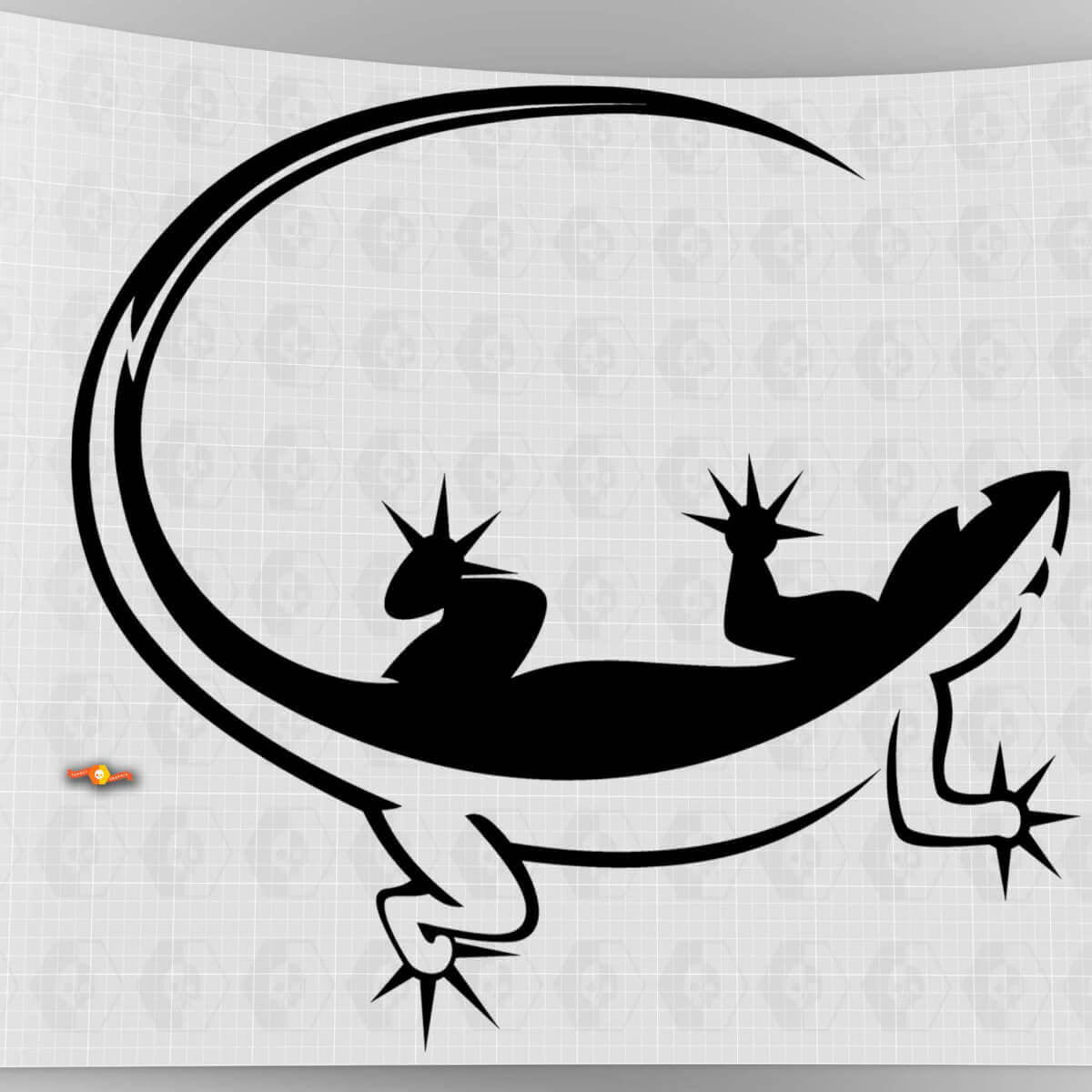 Gecko Eidechsen Kunst Wal Motorhauben Seiten Universal Seitenfenster Vinyl Aufkleber Sticker