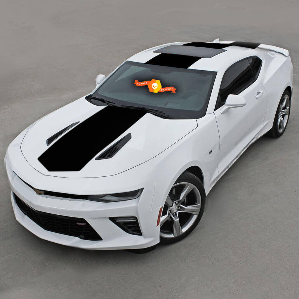 Vollständiger oberer Seitenstreifen Vinylaufkleber für Chevrolet Camaro 2016-2018