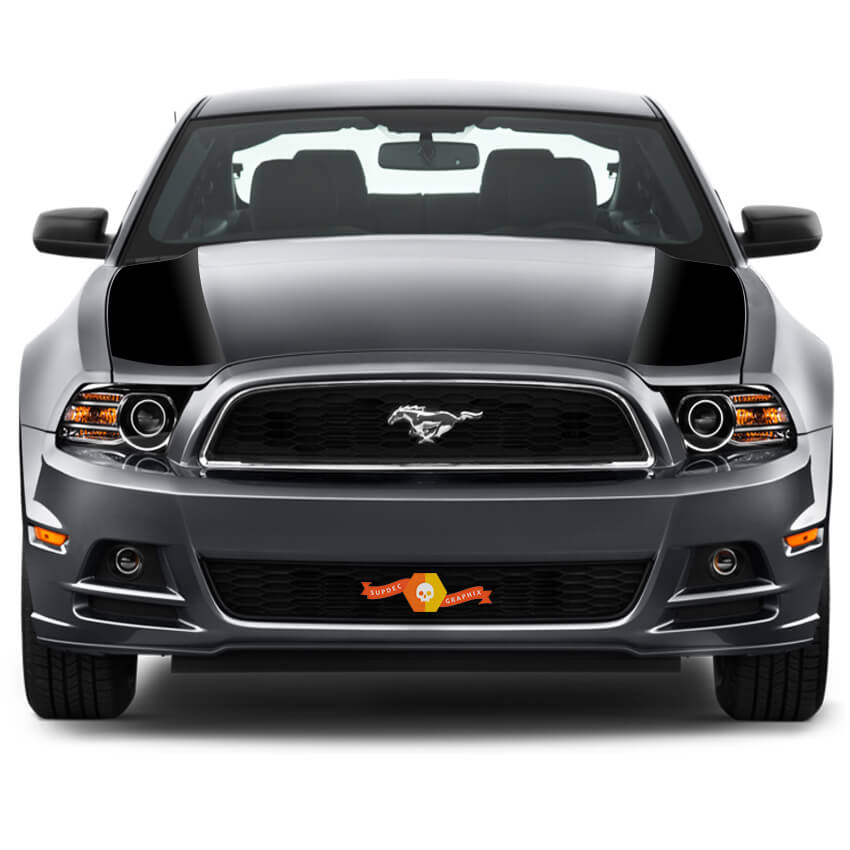 Motorhauben-Seitenakzent-Streifen Vinylaufkleber 2 für Ford Mustang 2013-2020