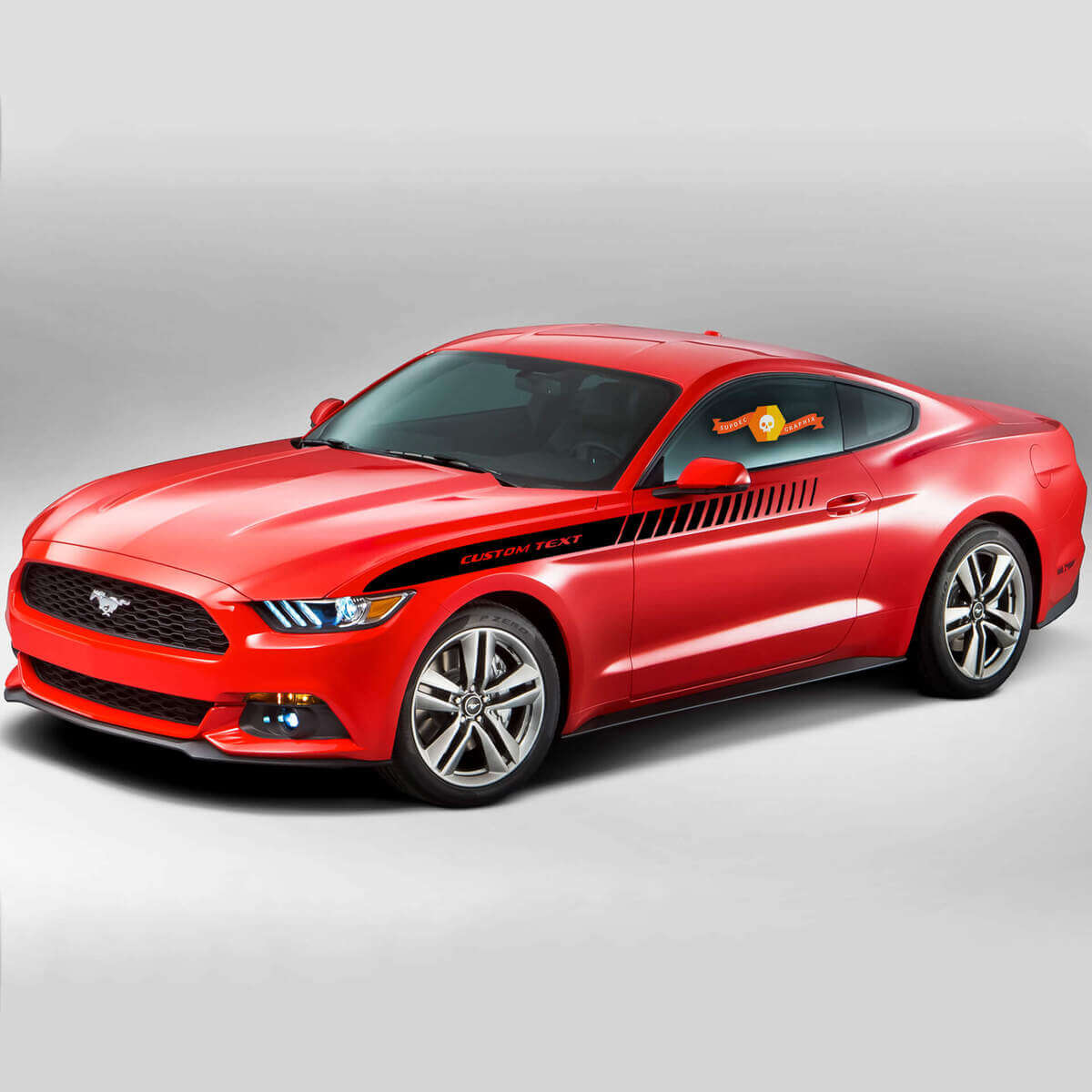 Ford Mustang 2015–2017, obere Seite, Akzent-Strobe-Vinylstreifen