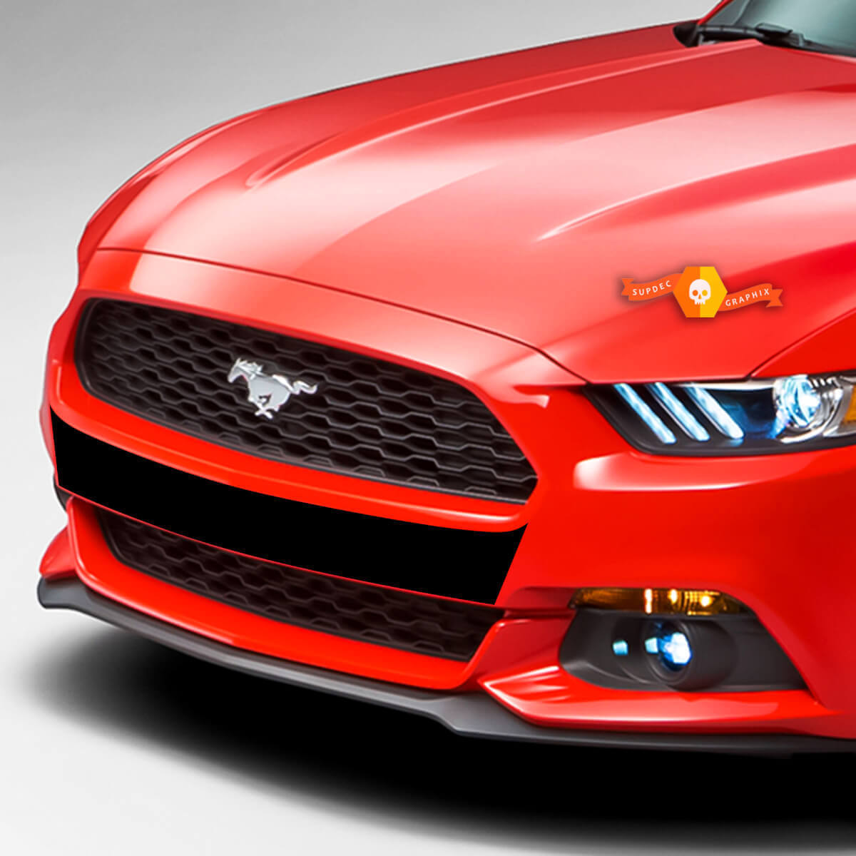Frontstoßstangen-Highlight-Akzentstreifen Vinyl-Aufkleber Decal für Musclecar Musclecarmodel 2015-2020