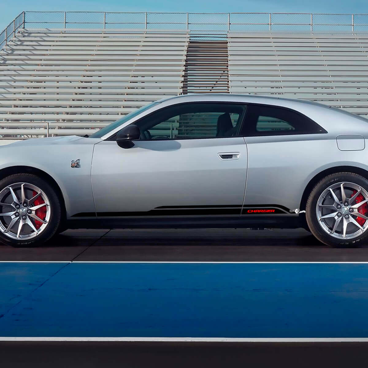 Seitenstockstreifen für Dodge Charger Electric 2 Farben
