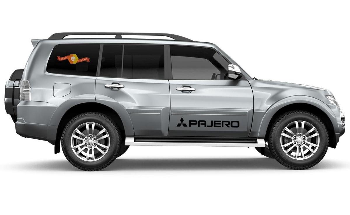 Pajero-Logo Seiten-Tür Vinyl-Dekor-Kit für Mitsubishi Pajero IV